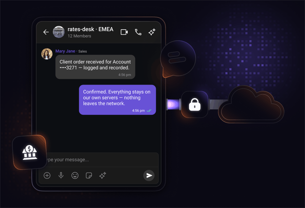 Secure chat and messaging