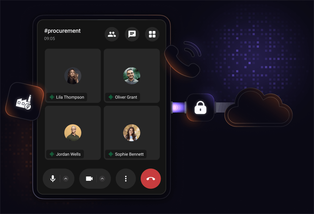 Real-time operational communication