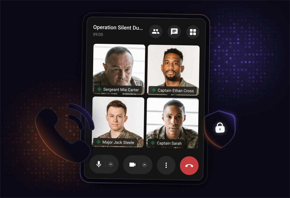 Secure voice & video calling