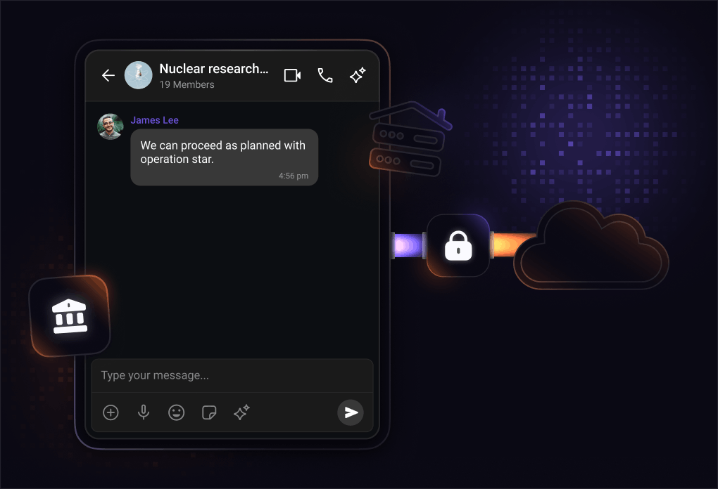 Self-hosted secure messaging