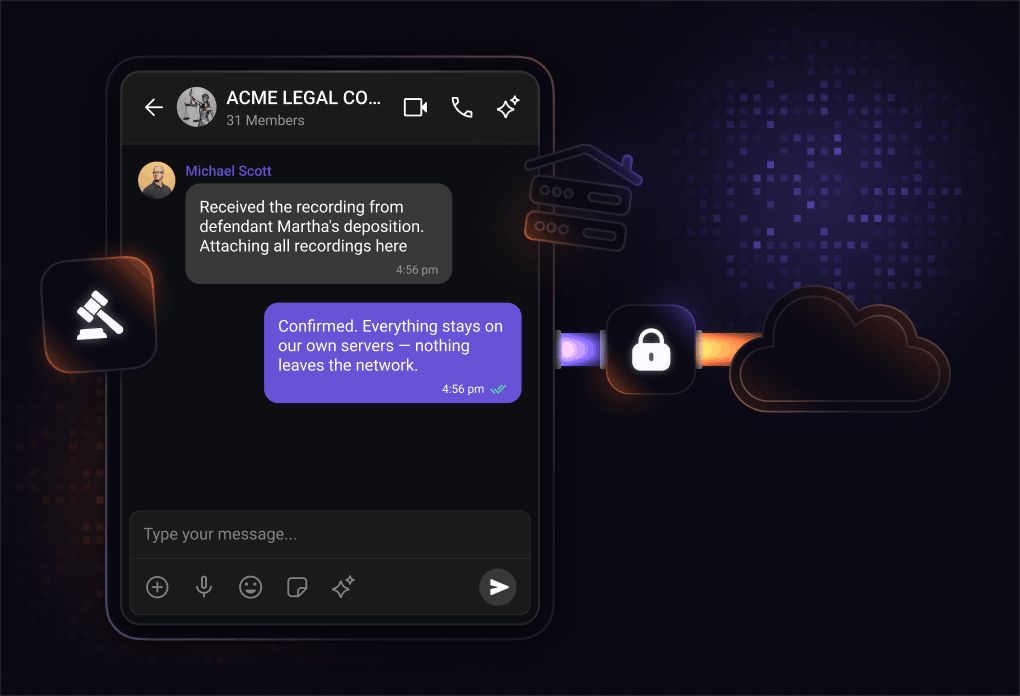 Messaging on your infrastructure