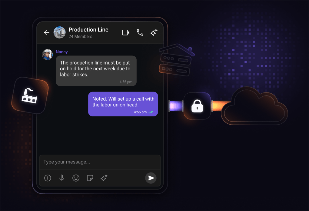 Messaging on your infrastructure