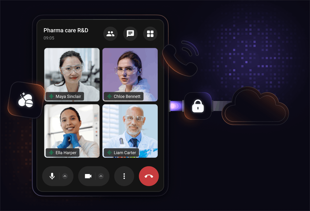 Secure clinical calling