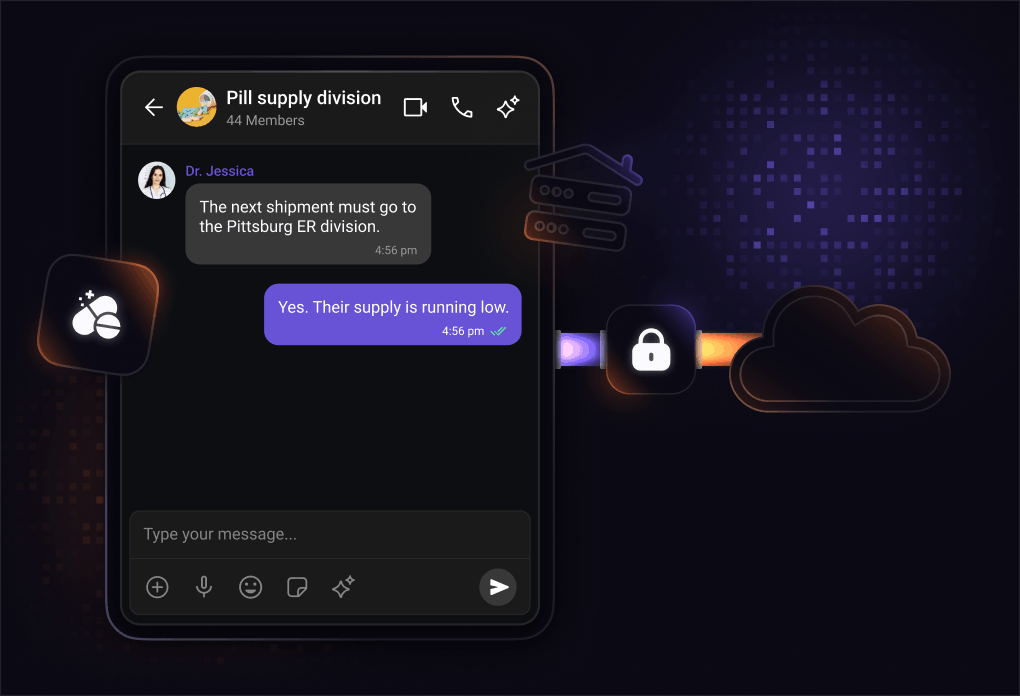 Messaging on your infrastructure