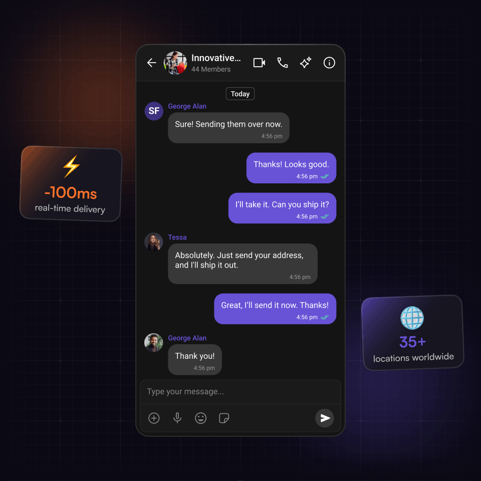Flutter Chat SDK and API For In-app Messaging, Voice And Video Calling