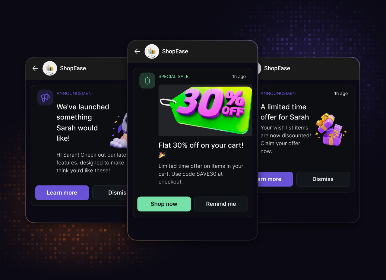 End to end personalization